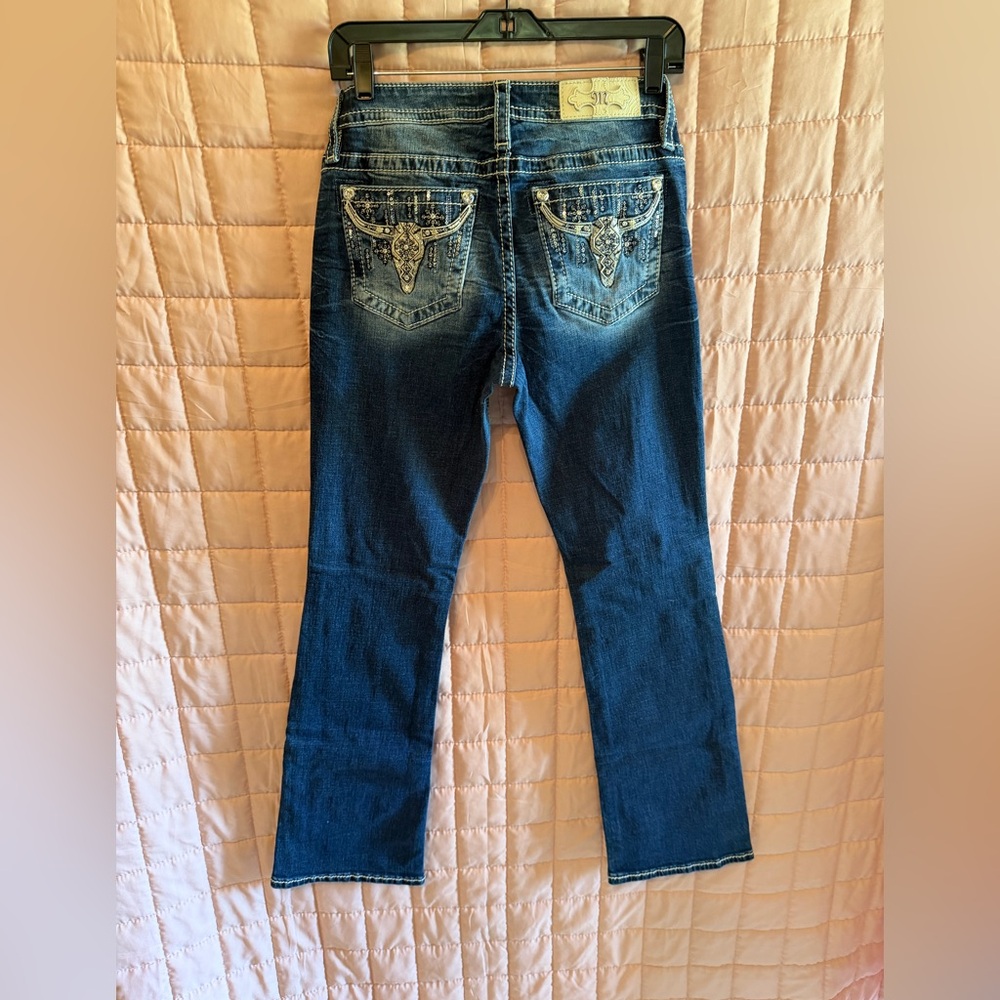 Miss Me Dark Blue Boot Cut Jeans - Picture 4 of 4